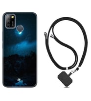 INFINIX Smart 4 5 6 Zero 8 S5 Pro Kılıf Boyun Askılı Silikon Gece 1633