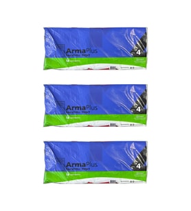 ArmaPlus Takviyeli Kalın Baskılı Beyaz Çanta Poşet Torba - 40x50 Cm. - 50 Adetlik 3 Paket (Siyah)