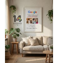 Stüdyo 14 Kişiye Özel Google Arama Motoru  Çerçeveli Tablo - Anneler Günü Hediyesi - Arkadaşa Hediye - Sevgiliye