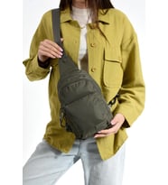 Üç Bölmeli Unisex Göğüs (Bodybag) Çantası Haki (Model: 571-9N)