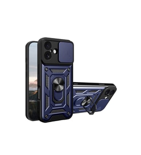 Apple İphone 17 Pars Lens Yüzüklü Silikon - Lacivert