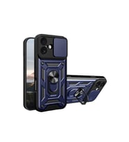 Apple İphone 17 Pars Lens Yüzüklü Silikon - Lacivert