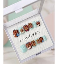 Louésse Capy Mint Takma Tırnak 12’li Kapibara Figürlü Mint Yeşil Sevimli Nail Set