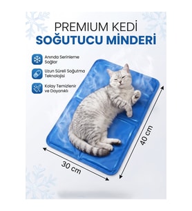 30x40 cm Kendinden Soğutmalı Jel Teknolojili Kedi Minderi Serinletici Mat