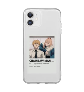 Iphone 11 Uyumlu Chainsaw Man Anime Tasarımlı Şeffaf Telefon Kılıfı