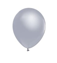 Balon metalik 12 inc gümüş pk:100-