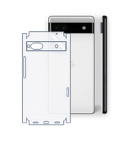 SChitec Google pixel 6A Uyumlu Fullbody Arka Kaplama Hidrojel Koruyucu Film