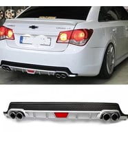 Chevrolet Cruze Sedan Gri Difüzör Difizör Yuvarlak Egzoz Görünüm Kulaklı Tip 2008 - 2015