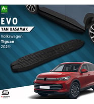 S-Dizayn VW Tiguan 3 Evo Siyah Yan Basamak 183 Cm 2024 Üzeri