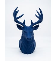 MYCRAFT3D Geometrik Geyik Büst Heykel 3D Baskı Pla Modern Dekoratif Obje 25X15 cm Masaüstü Ev Ofis Dekoru