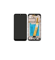 Samsung Galaxy M01 M015F ile Uyumlu Oled Ekran Dokunmatik Çıtalı (Siyah)