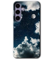 Galaxy S24 Plus Kılıf HD Desen Baskılı Kılıf - Gece Gökyüzü