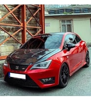 Seat Ibiza Mk4 2009-2017 Batman Yarasa Ayna Kapağı Piano Black Abs Plastik