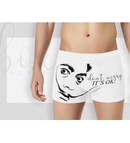 BK Gift Özel Tasarım Eğlenceli Beyaz Erkek Boxer, Yıl Dönümü/ Doğum Günü / Sevgililer Günü Hediyeleri,  Erkek Arkadaş Hediye, Esprili Hediye-8