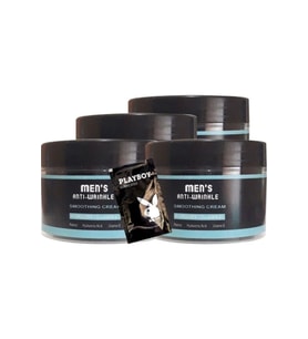 Men's 4 Adet 100 ml Snmp20356 Erkek Yüz Cilt Kremi Antiwrinkle Smoothing Cream + Yanında Jel