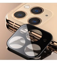Apple iPhone 11 Pro Uyumlu Zore CP-02 Metal Kamera Koruyucu (Siyah)
