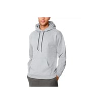 Erkek Uzun Kol Kapşonlu Basic Sweatshirt Hoodie - Gri