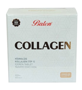 Collagen Hidrolize Kollajen Tip1 İçeren Tablet 800 Mg X 60 Tablet