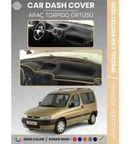 PEUGEOT PARTNER (1996-2002) Torpido Örtüsü Panel Koruma Torpido Koruma Tam Uyum Kaymaz Özel Kesim