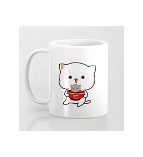 Uyu Artık Mochi Cat Sevgili Kupa