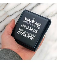 Dosta Hediye Elit Tasarım Siyah Sigara Tabakası