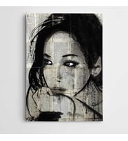 Portre Gazete Modern Sanat Kanvas Tablo