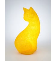 MYCRAFT3D Dekoratif Kedi Figürlü Gece Lambası 3D Yazıcı Baskı Hediyelik Masa Lambası Aydınlatma 23cm