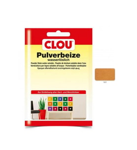 Suda Çözülen Oksit Toz Ahşap BoyasıCLOU Oksit Toz Boya Nr:163 Açık Meşe 5gr