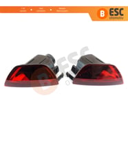Renault Megane 3 4/5 Kapı için Arka Tampon Sis Far Seti 265850009R, 265600010R