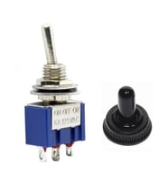 MTS-103 Mini Toggle Anahtar 3A 250V ON / OFF / ON 3 Pin 3 Pozisyon Su Geçirmez Başlık