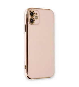 iPhone 11 Kılıf Volet Silikon - Pembe