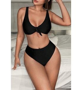 Angelsin Şık Yüksek Bel Bikini Altı