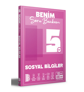 Benim Hocam Yayınları 5. Sınıf Sosyal Bilgiler Benim Soru Bankam / Kolektif / Benim Hocam Yayınları / 9786256073890 (Çok Renkli)