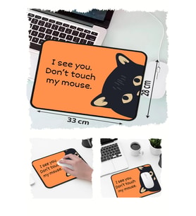 My Mouse Tasarımlı 33x28 Cm Mousepad Kaymaz Taban Rahat Konforlu Mouse Pad