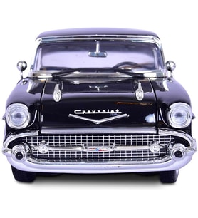 Motormax 1957 Chevy Bel Air Siyah 1:18 Model Araba