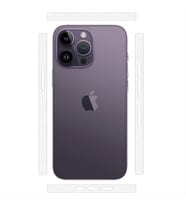 ALLY iPhone 14 Pro Max Hidrojel Hayalet Yan Alt Üst Kaplama Koruyucu Film (Şeffaf)
