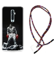 Oppo Reno 2Z 4 Lite 4 Pro 5 6 7 A31 Kılıf Boyun Asklı Rasta Silikon Moon Baloon 1369