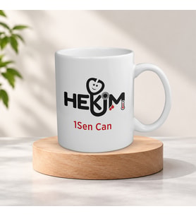 Kişiye Özel İsimli Hekim Meslek Kupa Bardak
