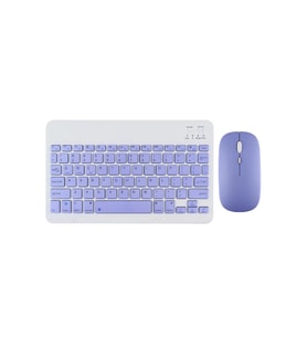 Uray store KYB71 Kablosuz Türkçe Q Klavye Mouse Set - Lila