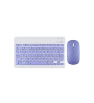 Uray store KYB71 Kablosuz Türkçe Q Klavye Mouse Set - Lila