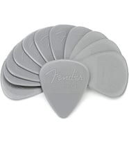 Fender 0986351800 351 Shape Naylon Gitar Penası 0.73 mm (12'li) En Popüler Orta Kalınlık Çok Yönlü Kullanım ve Kaymaz Tutuş