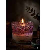 Mumelia Candles Kır Çiçeği Rüyası - Doğal Soya Cam Bardak Tasarım Mum