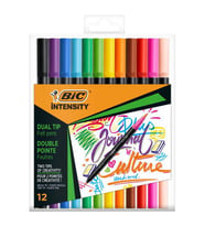Bic Intensity Dual Çift Taraflı Keçeli Kalem 12 li