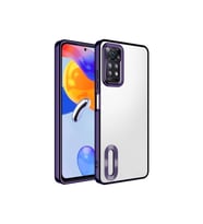 Xiaomi Redmi Note 12 Pro 4G Uyumlu Kılıf Kamera Korumalı Logo Gösteren Zore Omega Kapak