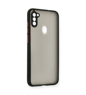 Samsung Galaxy A11 Kılıf Montreal Silikon Kapak - Siyah