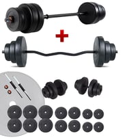 Ecgspor 98 Kg Z BAR Halter Seti & Dambıl Seti Ağırlık Fitness Seti