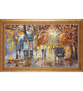 ALTIN ÇERÇEVELİ PASPARTULU TABLO CR973