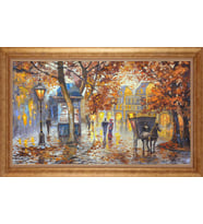 ALTIN ÇERÇEVELİ PASPARTULU TABLO CR973