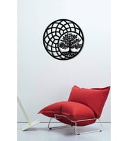 UNT Yaşam Ağacı / Mandala  Duvar Dekoru - Süsü, Ahşap Dekoratif Tablo