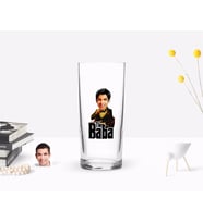 BK Gift Kişiye Özel Renkli Baskılı Godfather Baba Karikatürlü Rakı Bardağı-3 (Beyaz)
